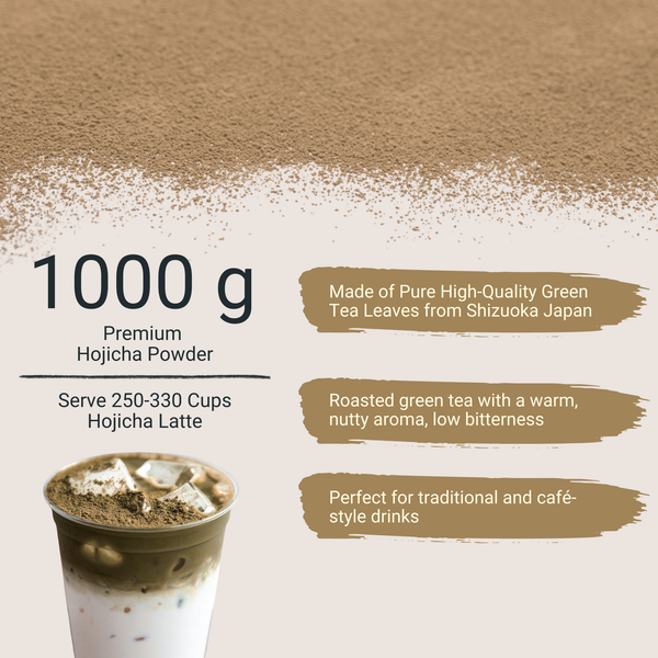 Premium Grade Hojicha Powder | Shizuoka | 1kg
