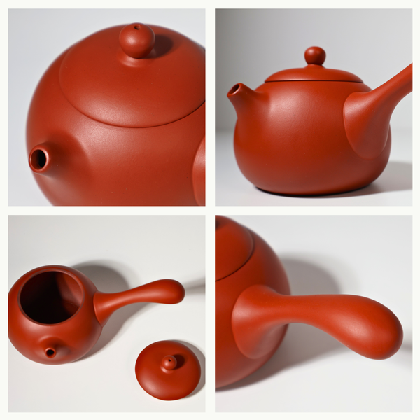 Taiwan Yingge Red Clay Kyusu Tea Pot (5oz/250ml)