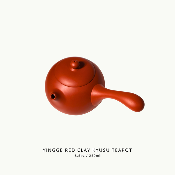 Taiwan Yingge Red Clay Kyusu Tea Pot (5oz/250ml)